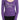 Exte Elegant Purple Crystal Embellished Long Sleeve Top