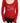 Exte Red Crystal Embellished Long Sleeve Top Exte 