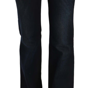 Just Cavalli Chic Mid Waist Straight Denim Pants