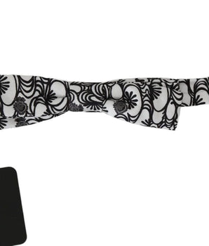 Dolce & Gabbana Exquisite Silk Bow Tie with Pattern Dolce & Gabbana 