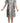 Dolce & Gabbana Elegant Silver A-Line Dress with Crystal Accents Dolce & Gabbana 