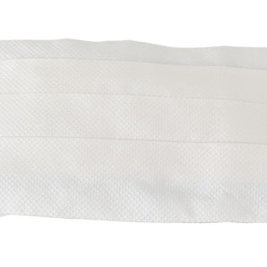 Dolce & Gabbana Elegant White Silk Cummerbund Dolce & Gabbana 