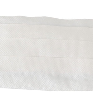 Dolce & Gabbana Elegant White Silk Cummerbund Dolce & Gabbana 