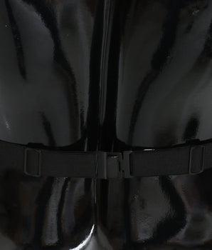 Dolce & Gabbana Elegant Black Dotted Silk Cummerbund Dolce & Gabbana 