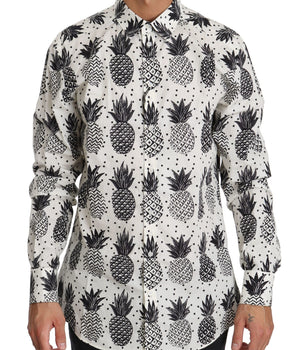 Dolce & Gabbana Elegant White Cotton Casual Shirt Dolce & Gabbana 