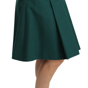 Dolce &amp; Gabbana Elegant High Waist Knee Length Skirt