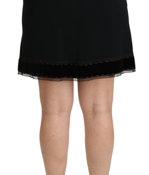 Dolce &amp; Gabbana Elegant High-Waist Black Skirt