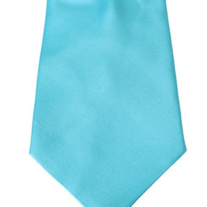 Dolce & Gabbana Stunning Light Blue Silk Men's Tie Dolce & Gabbana 