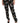 Dolce & Gabbana Black Puppy Dog Mid Waist Skinny Silk Pants Dolce & Gabbana 