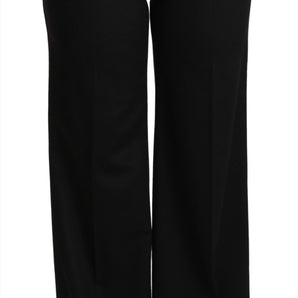 Dolce &amp; Gabbana Elegant High Waist Flared Cashmere Pants