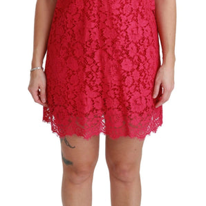 Dolce & Gabbana Shocking Pink Mini Bodycon Dress