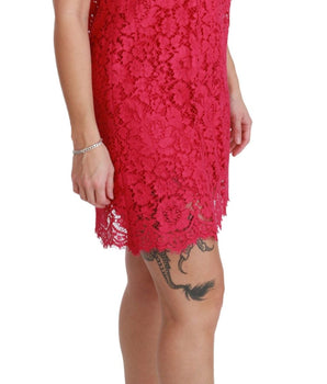 Dolce &amp; Gabbana Shocking Pink Mini Bodycon Dress