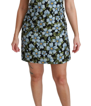 Dolce & Gabbana Elegant Floral Mini Shift Dress Dolce & Gabbana 