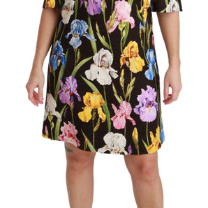 Dolce &amp; Gabbana Floral Brocade Shift Mini Dress