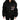 Dolce & Gabbana Elegante cazadora bomber negra con detalles desmontables