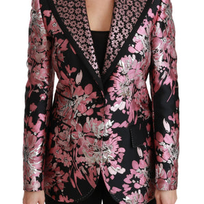 Dolce & Gabbana Elegant Floral Jacquard Blazer