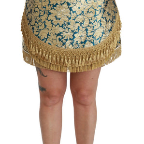 Dolce &amp; Gabbana Elevate Your Wardrobe with Our Exquisite Gold Skirt