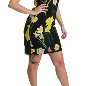 Dolce &amp; Gabbana Floral Sheath Mini Dress - Elegance Redefined