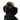 Dolce & Gabbana Gold Black Crystal Fur Headset Audio Headphones