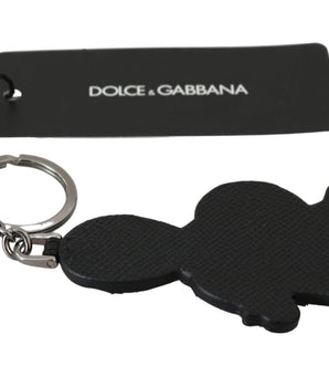 Dolce & Gabbana Leather Dominico Stefano #DGFAMILY Logo Badge Keychain Dolce & Gabbana 