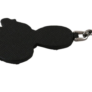 Dolce &amp; Gabbana Elegant Tricolor Leather Keychain