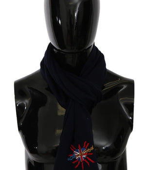 Dolce & Gabbana Elegant Virgin Wool Men's Scarf Dolce & Gabbana 
