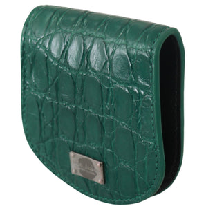 Dolce &amp; Gabbana Exquisite Exotic Skin Coin Case Wallet