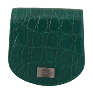 Dolce &amp; Gabbana Exquisite Exotic Skin Coin Case Wallet