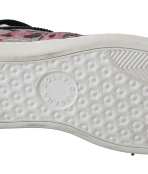 Dolce & Gabbana Multicolor Crocodile Leather Sneakers Dolce & Gabbana 