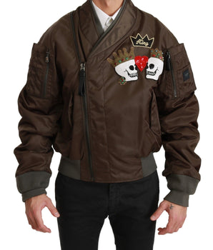 Dolce & Gabbana Sequined Double-Breasted Bomber Jacket Dolce & Gabbana 