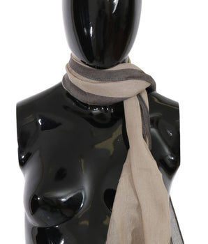 Costume National Beige Women Cotton Shawl Scarf Costume National 