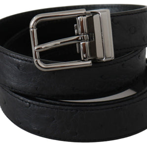 Dolce & Gabbana Elegant Exotic Skin Designer Belt Dolce & Gabbana 