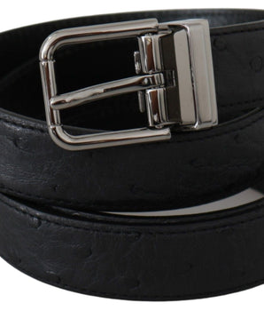 Dolce & Gabbana Elegant Exotic Skin Designer Belt Dolce & Gabbana 