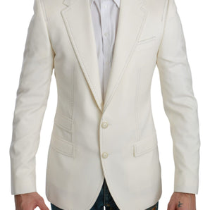 Dolce &amp; Gabbana Blazer elegante de lana virgen de corte slim