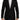 Dolce &amp; Gabbana Elegante blazer negro de mezcla de lana con lunares