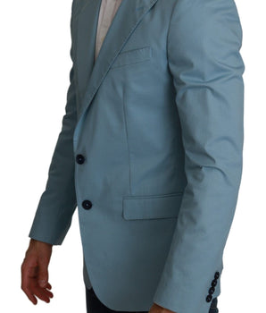 Dolce & Gabbana Elegant Blue Fantasy Pattern Blazer Dolce & Gabbana 