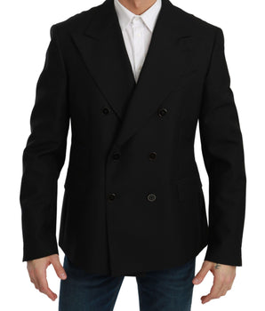 Dolce & Gabbana Elegant Black Slim Fit Formal Blazer Dolce & Gabbana 