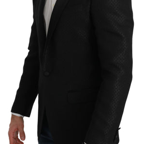 Dolce &amp; Gabbana Chaqueta estilo blazer negra Martini de corte slim