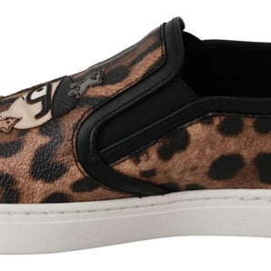 Dolce & Gabbana Chic Leopard Print Loafers for Elegant Comfort Dolce & Gabbana 