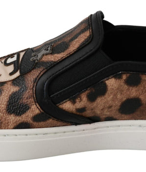 Dolce & Gabbana Chic Leopard Print Loafers for Elegant Comfort Dolce & Gabbana 