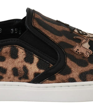 Dolce & Gabbana Chic Leopard Print Loafers for Elegant Comfort Dolce & Gabbana 