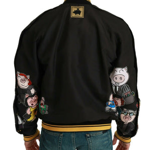 Dolce &amp; Gabbana Chaqueta estilo bomber con motivo multicolor