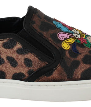 Dolce & Gabbana Elegant Leopard Print Loafers for Sophisticated Style Dolce & Gabbana 