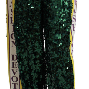 Dolce &amp; Gabbana Exclusive Multicolor Sequined Pants