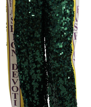 Dolce &amp; Gabbana Exclusive Multicolor Sequined Pants