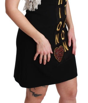 Dolce & Gabbana Chic Sleeveless Sheath Mini Dress with Lace Detail Dolce & Gabbana 