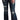 Dolce &amp; Gabbana Chic Denim acampanado de cintura alta con bordado Queen