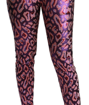 Dolce & Gabbana Chic Cropped High Waist Silk Blend Pants Dolce & Gabbana 