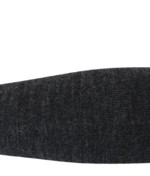 Dolce & Gabbana Gray #DGLovesLondon Embroidered Virgin Wool Gloves Dolce & Gabbana 