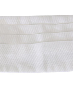 Dolce & Gabbana White Men Waist Belt Cotton Cummerbund Dolce & Gabbana 